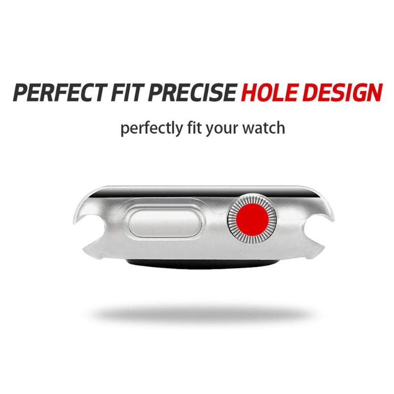 38mm/42mm blødt tpu smart ur fuldskærms cove beskyttelsesetui til apple watch serie 1/2/3 coverhus til iwatch