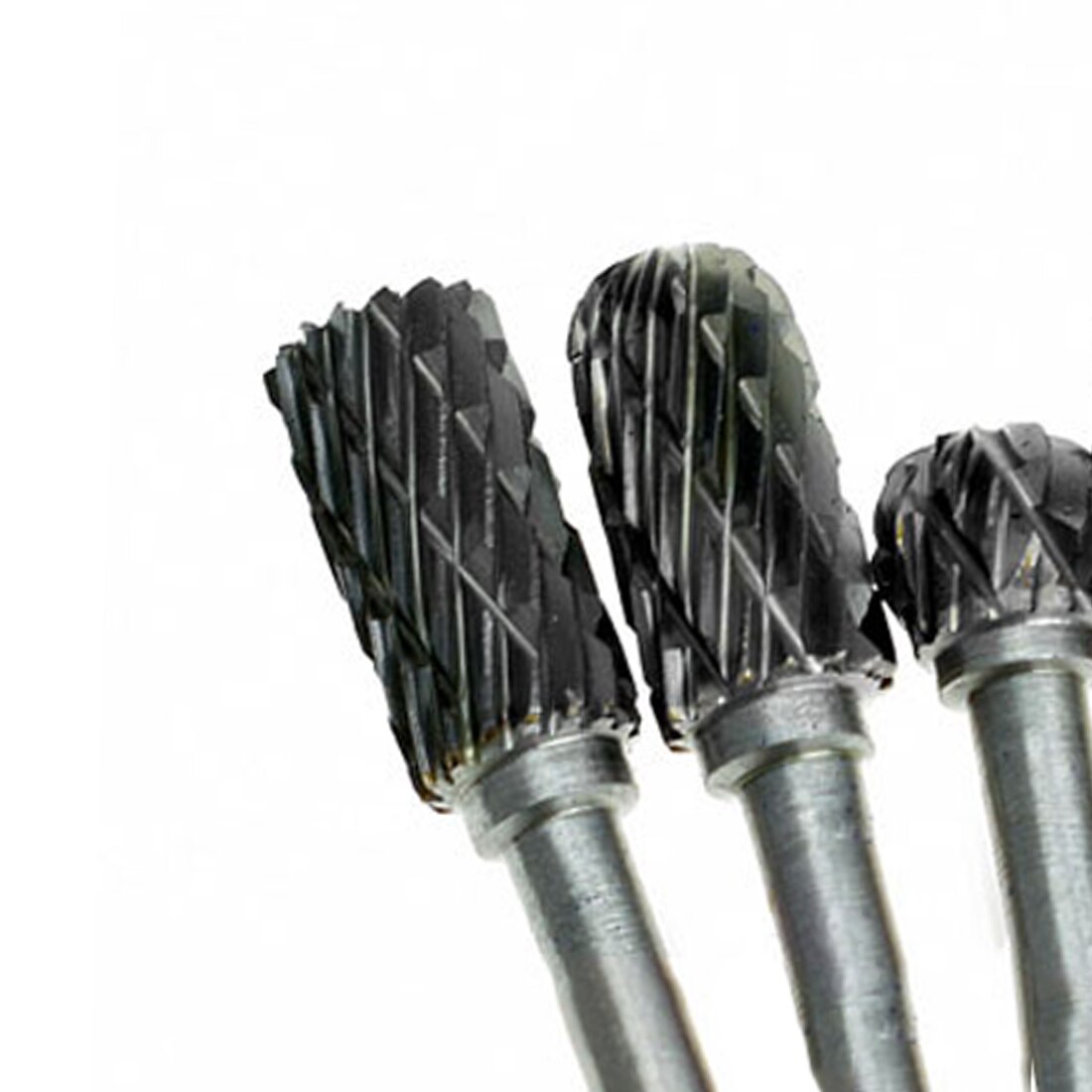 Fresas para carpintería de diamante de Metal 10 Uds 1/8 carburo de tungsteno 3x6mm brocas rotativas para taladro dremel
