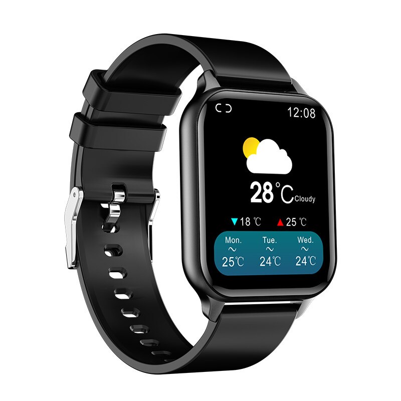 Bakeey Q26 1.7 inch Full Screen Touch Smartwatches Heart Rate Blood Pressure Oxygen Monitor 24 Sports Modes Smart Watch