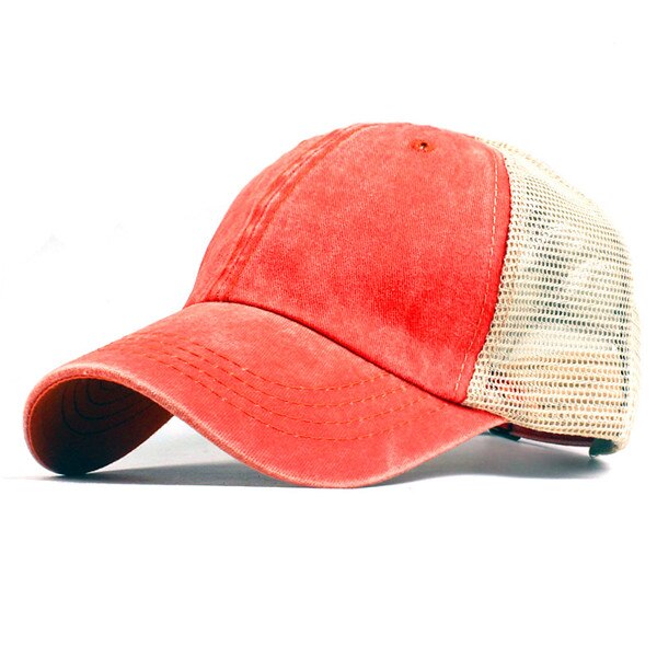 Xthree kvinders mesh baseball kasket til mænd sommer cap snapback hat til kvinder bone gorra casquette hat: Orange