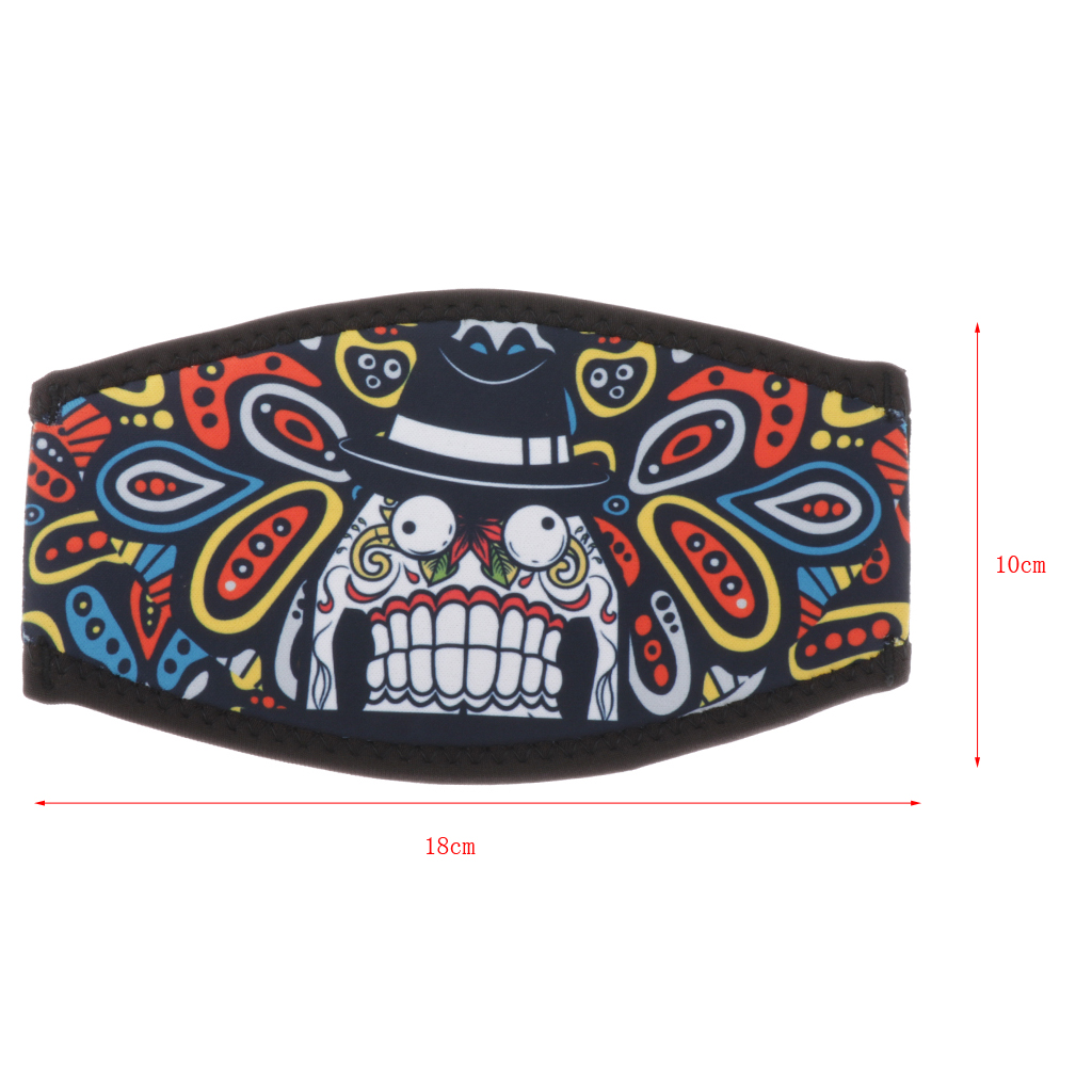 Neoprene Scuba Diving Mask Strap Cover Comfort Padded Protection Long Hair Band Equipment Gear Accessories Diving Masks Strap: Orange