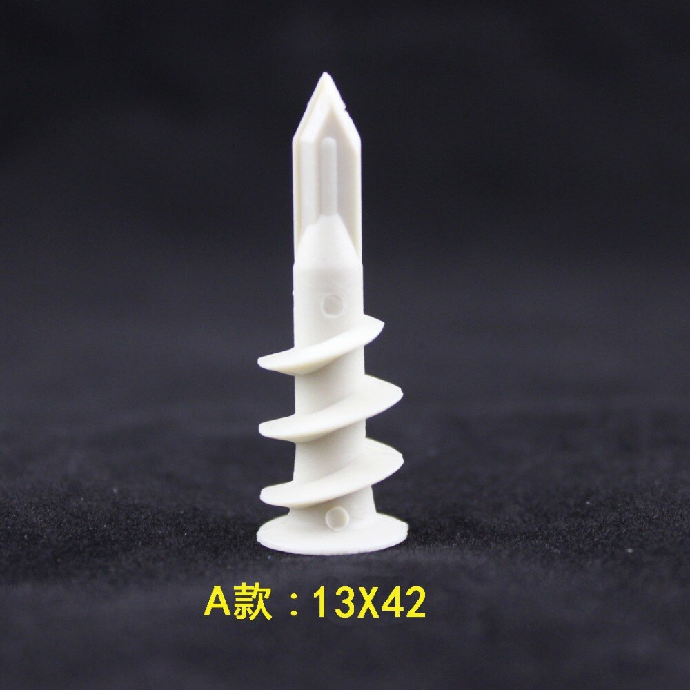 13x42 Nylon Plasterborad Easy Anchor /Self-Drilling Drywall Anchor / Speed plugs 100pcs/box