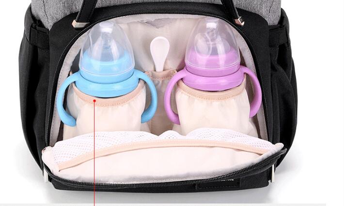 Atualizado Dupla ombro Múmia saco de multi-função de mãe grande capacidade de saco de viagem, sacos de Fraldas