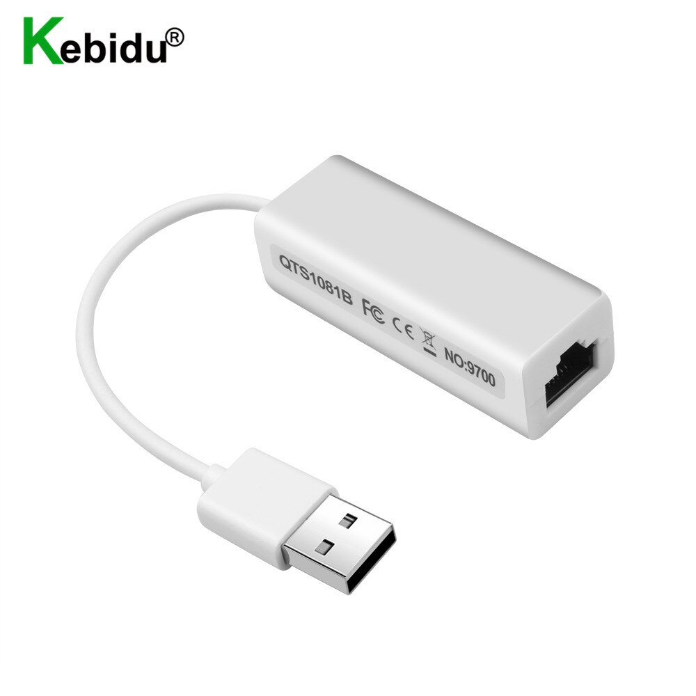 Kebidu alta velocidade usb 2.0 para rj45 placa de rede micro usb para rj45 ethernet lan adaptador para computador portátil windows xp 7 8