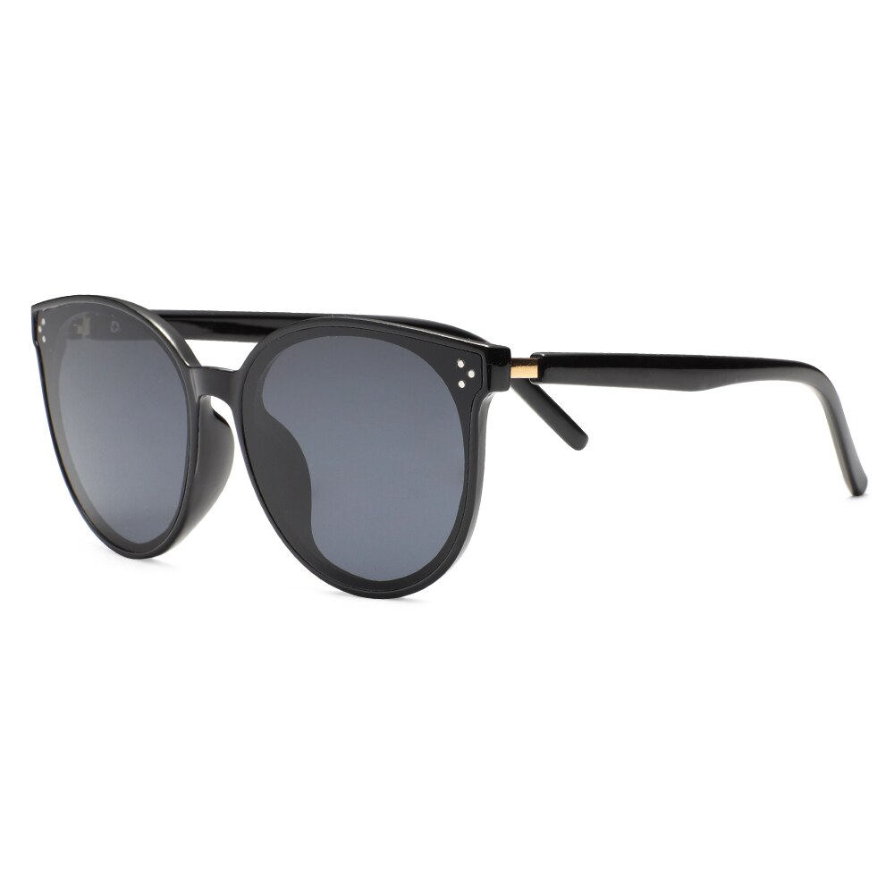 OFFRAY Cat Eye Cute Shape Children Sunglasses Plastic Wrap Frame 5 Colors 004 Acrylic Material Lenses UV400 Protection Eyewear