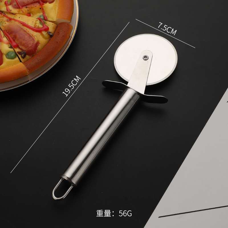 Double Roll Pizza Stainless Steel Knife Pasta Cutter Pasta Pasta Round Lace Pizza Wheel Kitchen Tools Kitchen Accessories: A