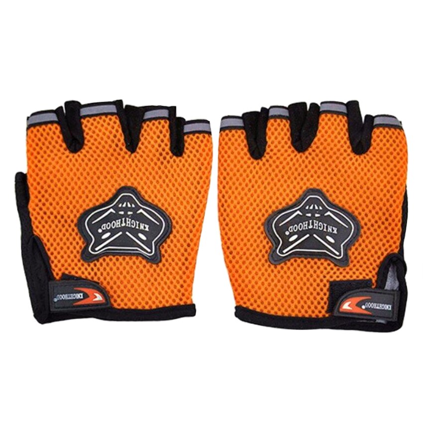 chico s deportes al aire libre guantes de moto transpirables Fitness medio dedo estilo moto guante para niño chico guantes de moto de cross