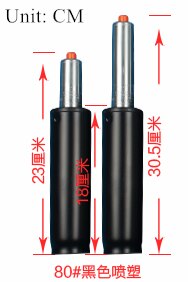 Heavy duty pneumatic support rod Chair Gas Lift Cylinder for office bar stool shock absorber piston Seat replacement Accessories: J