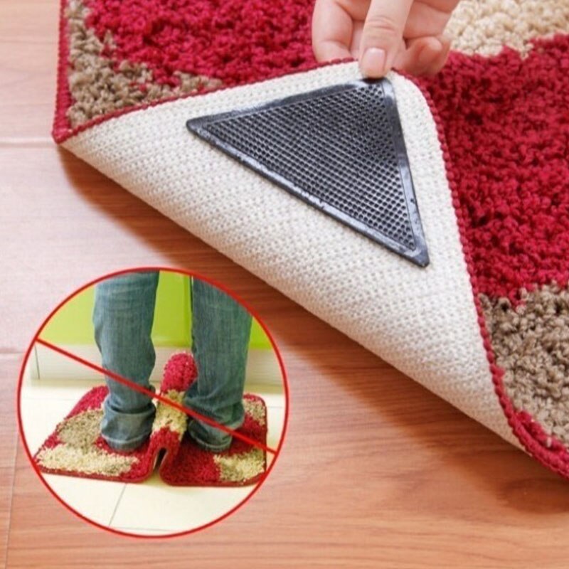 4Stck Anti Schleudern Teppich Teppich matt nicht U – Grandado