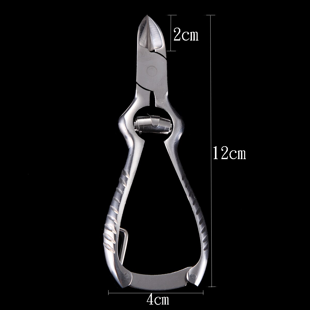 Monja Nail Art Stainless Steel Twill Handle Cuticle Nipper Cutter Dead Skin Remove Claening Nipper Scissor Plier Manicure Tool: SKU002676