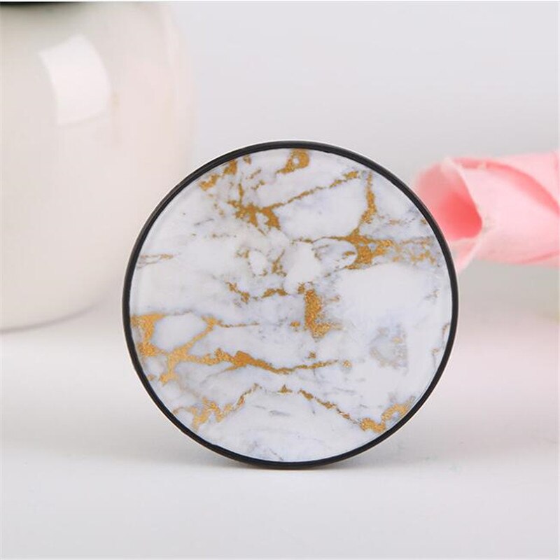 Marble Expanding Mobile Stand Grip Mount Phone Socket Fold Mobile Smartphones Pocket Desktop Stand Bracket Phone Holder: B