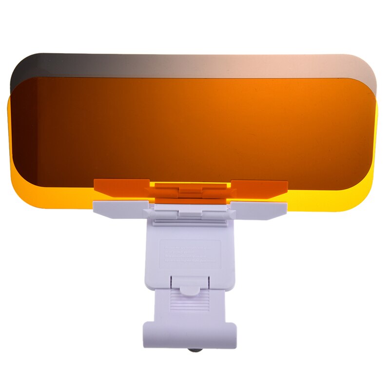 Clear Yellow No Glare Flip out Sun Visor Extender for Car Auto