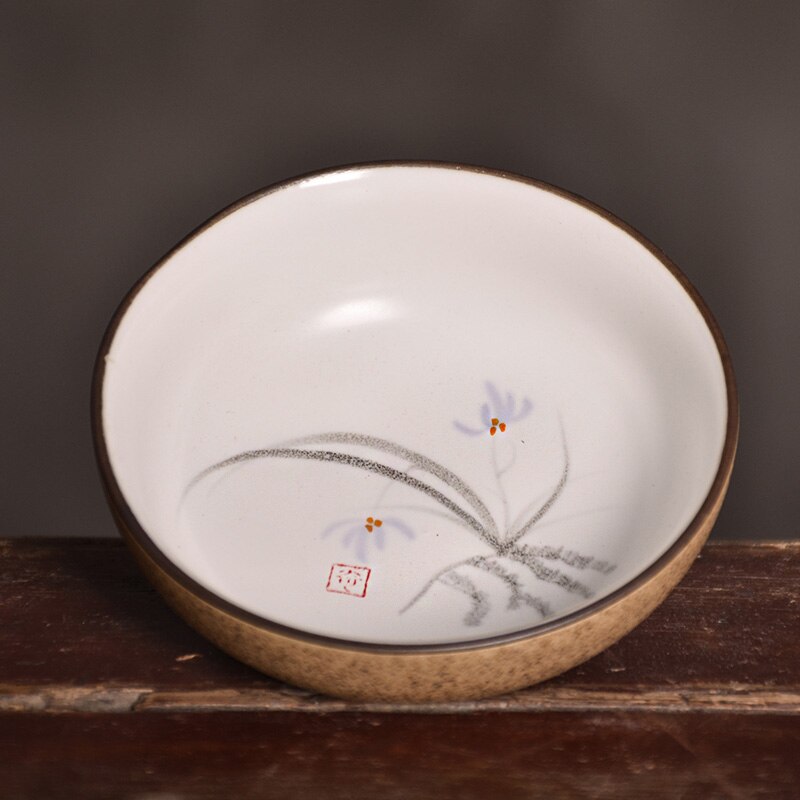 Tangpin keramisk tekopp til puer håndmalte tekopper porselen kinesisk kung fu kopp 45ml: Stil d