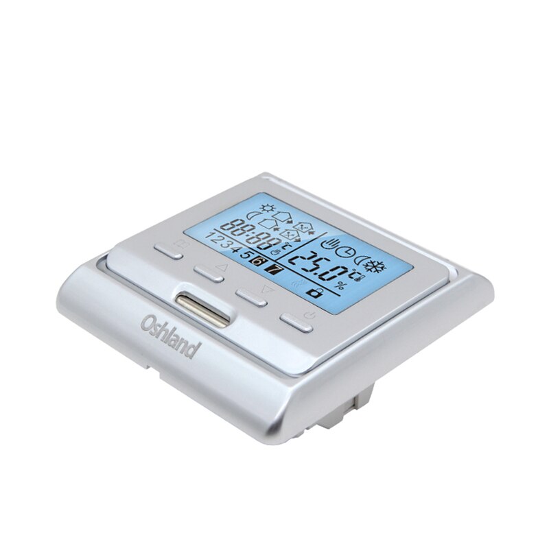 Weekly Programmable Heating Thermostat 16A LCD Digital Temperature Controller For Electric Heating System