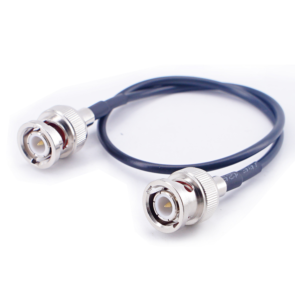 BNC Male To BNC Male Plug Connector Adapter Rf Pigtail Coaxial Rg174 Jumper Coax Extension Cable