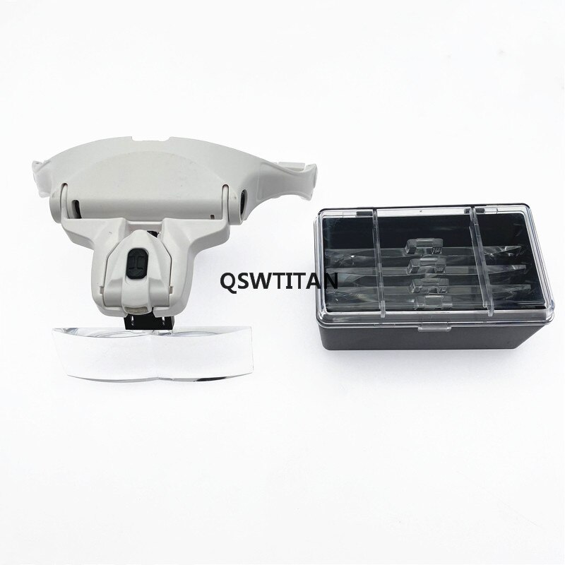 Haartransplantatie handloze loep met 5 lenzen en led-lampjes haartransplantatie koplampen