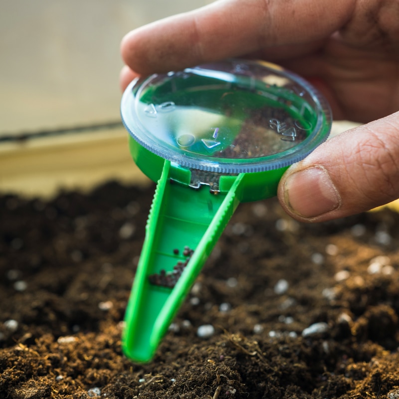 Seed Planter Gardening Supplies Hand Held Flower Plant Seeder Vegetable Hydroponic Systems Dispenser Sower Nursery Supplies