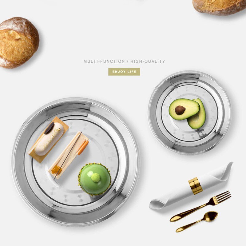 Stainless Steel Sauce Bowl, Sauce Dish, Round Seasoning Dishes Sushi Dipping Bowl Saucers Bowl Mini Appetizer Plates