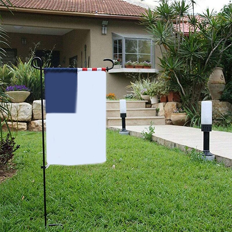 Luda Tuin Vlag Stand Metalen Tuin Vlag Pole Houder Met Tuin Vlag Stopper Anti-Wind Clip Voor Outdoor Decoratieve tuin Vlag