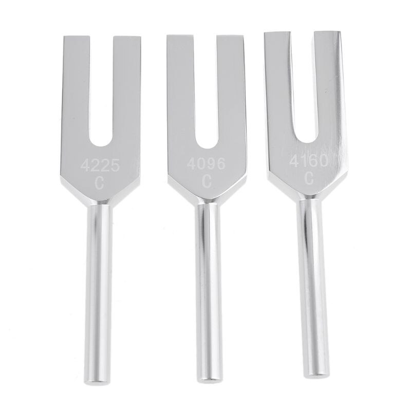 3 pièces ange cristal diapason 4096Hz/4160Hz/4225Hz C alliage d'aluminium diapason X4YD