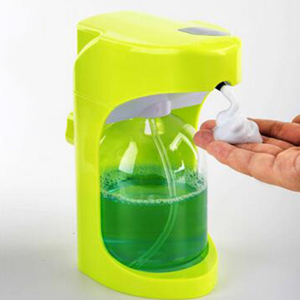 Automatische Flüssigkeit Seife Spender Intelligente Sensor Touch Seife Dispenser Wand Montiert Für Home Küche Bad: Armee Grün