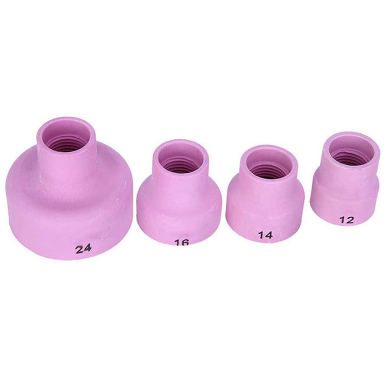 7PCS Bowl Cup Large Porcelain Nozzle TIG Argon Arc Welding Torch Accessories Suitable For WP17/18/26 Torch