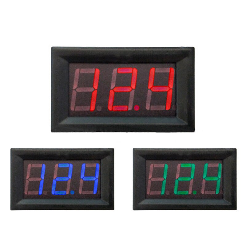 Neue Mini Drei-draht 70-500V AC Digital Voltmeter, Voltmeter Mit Verpolung Schutz, schaltung Messung Voltmeter ^
