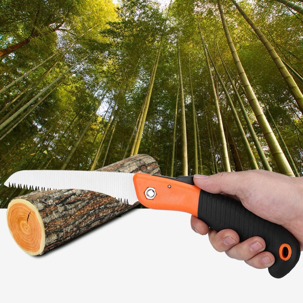 Foldable Garden Pruning Saw Portable Manual Pruning Saw with Anti-slip Handle Outdoor Gardening Tree Trimming Tool
