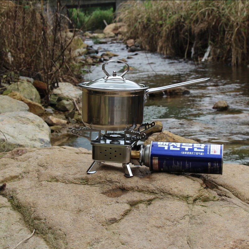 Fornello da campeggio Pieghevole Stufa A Gas Attrezzature Da Campeggio All'aperto Stufa 2800W Stufa A Gas Forno Picnic Cottura Forno