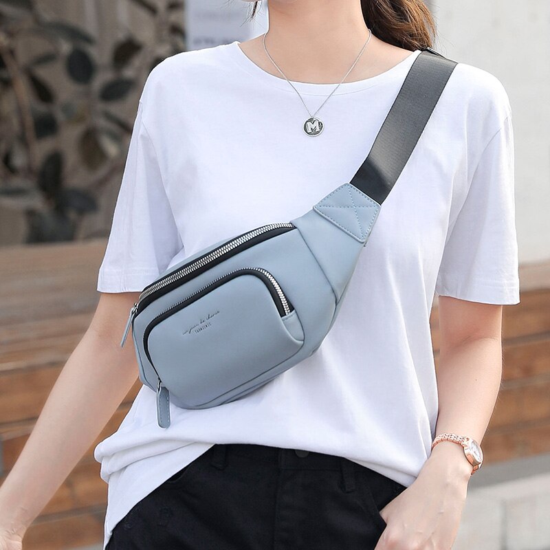 Sac à bandoulière à ceinture pour femme, sacoche de , décontracté, de voyage, de poitrine, à la