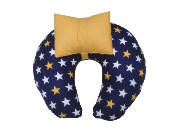 Funda de almohada y almohada para lactancia, cojín de cintura ajustable para alimentación, almohada de alimentación de bebé, funda de almohada de maternidad para recién nacidos: Night Stars