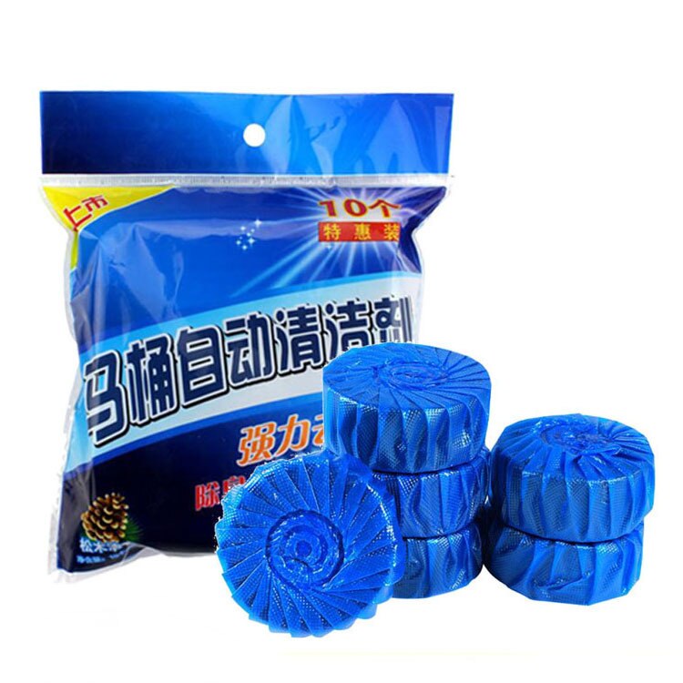 10 PCs Kamer Pot Blauw Bubble Wc Cleaner Kamer Pot Cleaner Wc Ontgeuringseffect Blok 1634