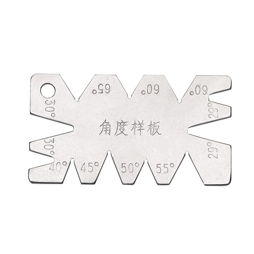 NICEYARD Stainless Steel Machining Threads Screw Cutting Gauge Angles Measure Tool