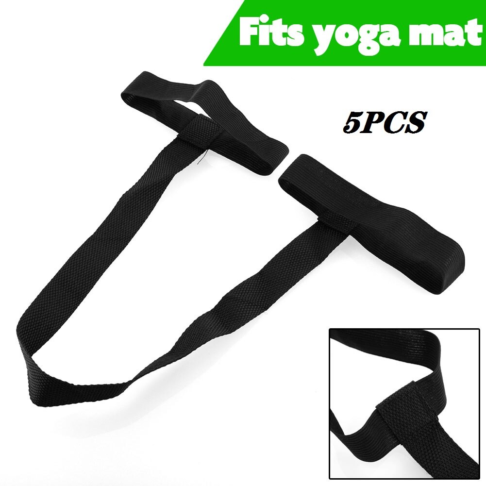10/5/3/1PCS Yoga & Pilates Mat Strap Carrying Looped Sling Harness Yoga Mats Exercise Pad Accessories: 5PCS
