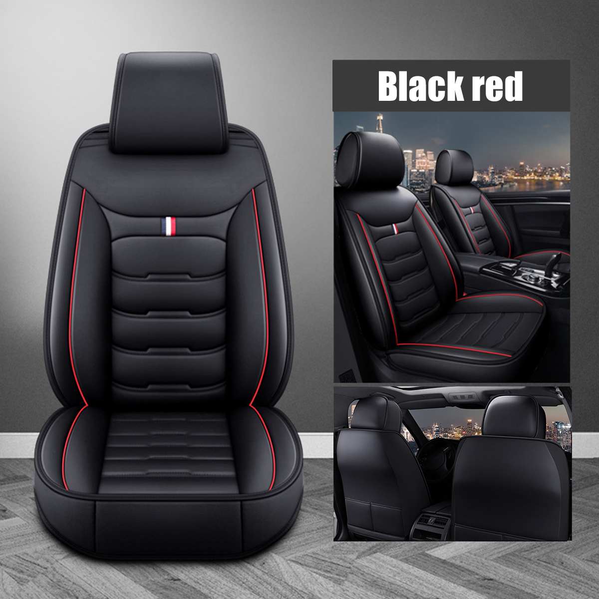 Pu Leer Auto Accessoires Auto Stoelhoezen Set Universele Front Stoelhoezen Kussen Interieur Auto Stoel Stoelen Protector Mat: Type2