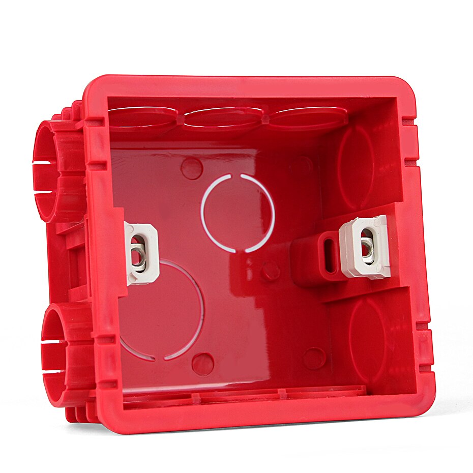 Socket Dark Box For 86 Type Switch and Socket Internal Cassette Switch Dark Box Wiring Back Box Internal Mounting Box Adjustable