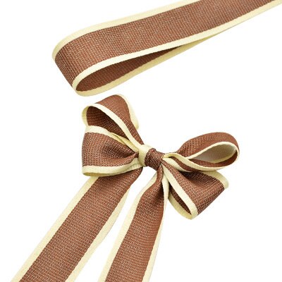 Blomsteremballage bånd tofarvet enkelt vævet bånd streamers blomsterbutik buket emballage blomstret gør-det-selv håndlavede materialer: 2
