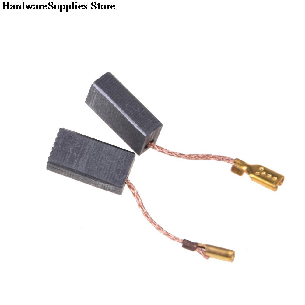 10pcs Carbon Brush Graphite Copper Motor Carbon Brushes Set Tight Copper Wire for Electric Hammer/Drill Angle Grindern