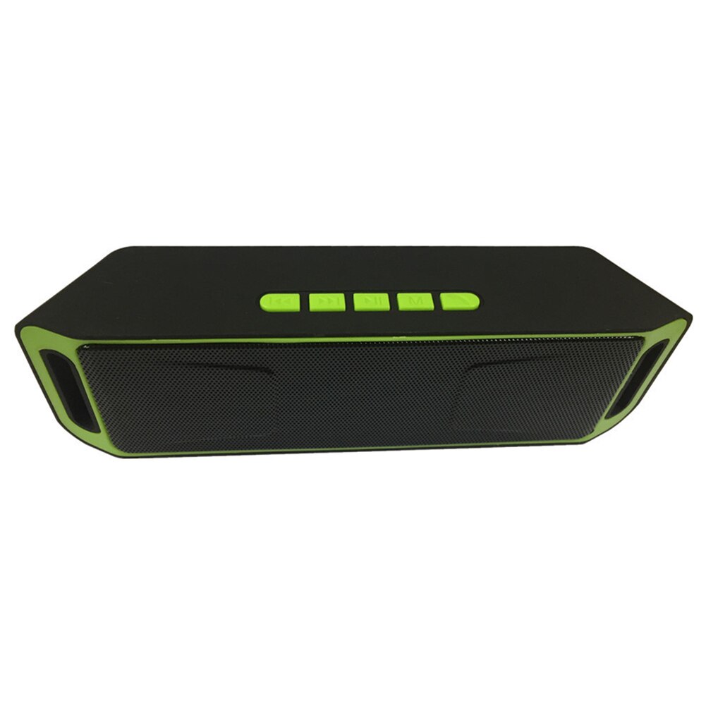 40W Portable Bluetooth Speaker Draadloze Outdoor Stereo Waterdichte Usb/Tf/Aux Fm Speaker PUO88: green