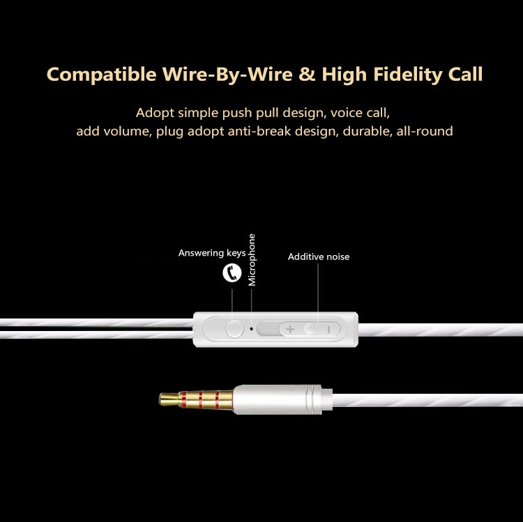 1 stk kablet øretelefon 3.5mm in-ear øretelefon 9d stereohovedtelefon hd-opkald håndfri ørepropper med mikrofon til iphone xiaomi samsung
