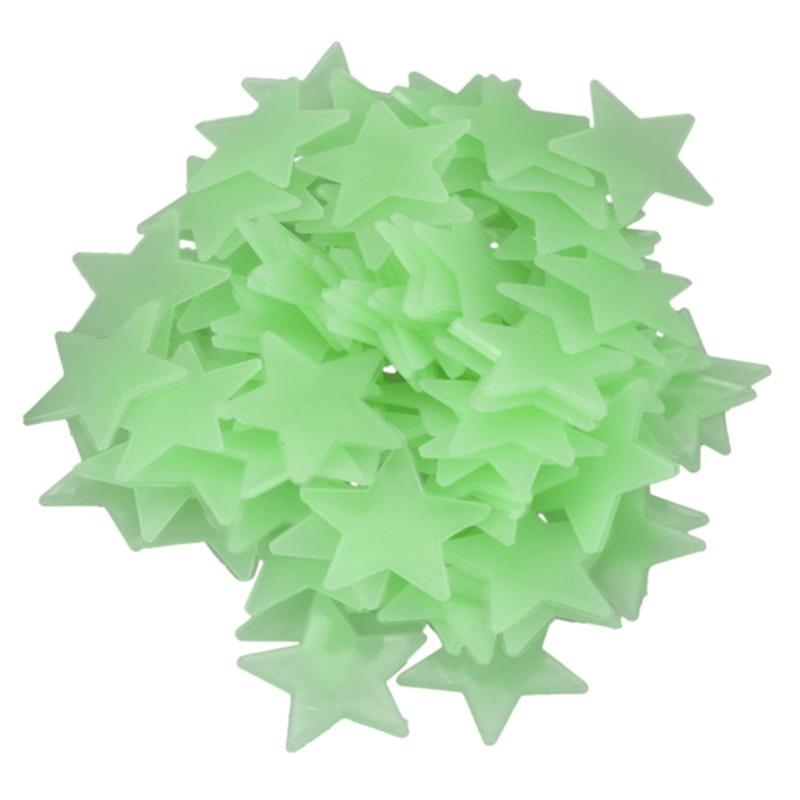 Fantasy Starry Sky Luminous Wall Stickers Glow In The Dark Stars Sticker Decals For Colorful Fluorescent Stickers Home Decor: Green