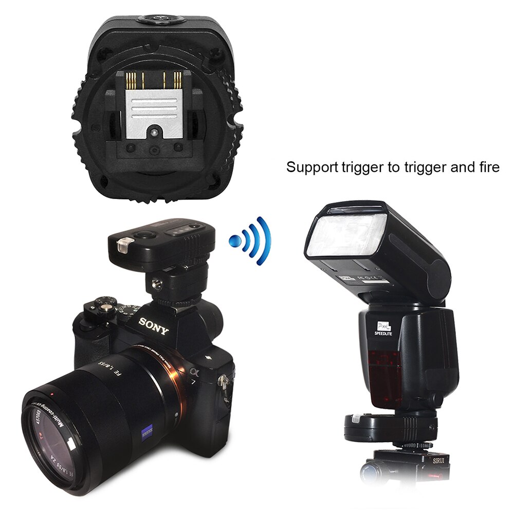 Adaptador de zapata Pixel TF-334 para la conversión de cámara Sony Mi A7 A7S A7SII A7R A7RII A7II a Canon, Nikon, Flash Yongnuo, Speedlite