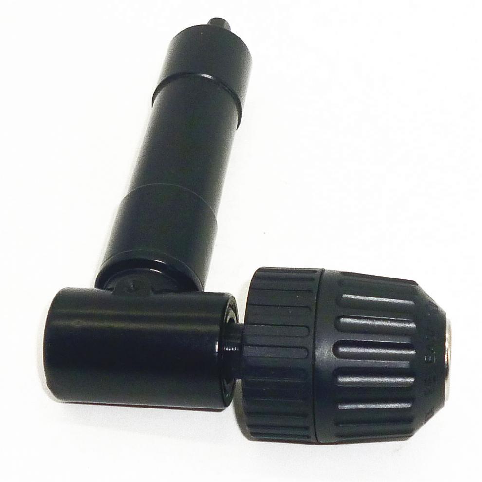 1Pc 8Mm Hex Shank Schroevendraaier Boor Hoek Driver 90 Graden Haakse 3/8in Keyless Chuck boor Adapter Stalen Body