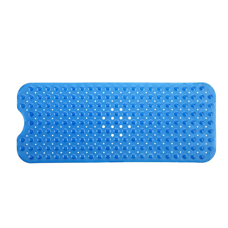 Antislip Badmatten Pvc Anti-Slip Badmat Zachte Badkamer Massage Mat Zuignap Douche Mat tapijt Antislip Bad Matten: Flash blue