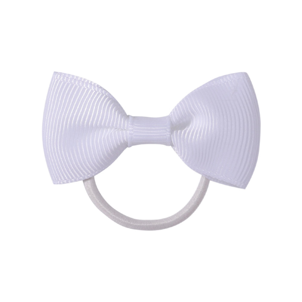 20 unids/lote Mini lazos para el cabello de Color sólido, banda elástica para el cabello para niñas, diadema, cinta de grogrén, accesorios para el cabello para niños