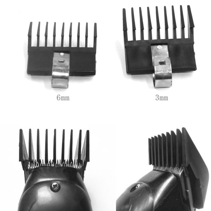 Peine de límite Universal para cortadora de pelo, guía de accesorios, peines, Afeitadora eléctrica, recortadora, guías de corte, herramienta de barbero, 4 piezas, 1/3/6/9mm