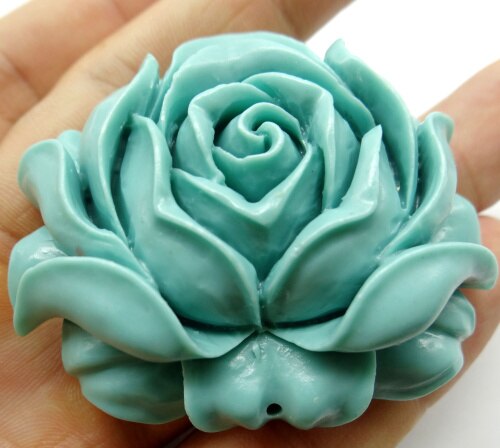 Chinesischen Bio Zinnober natürliche Quarz kristall schnitzen blau blume Charme Anhänger für diy Schmuck machen Halskette Zubehör A18