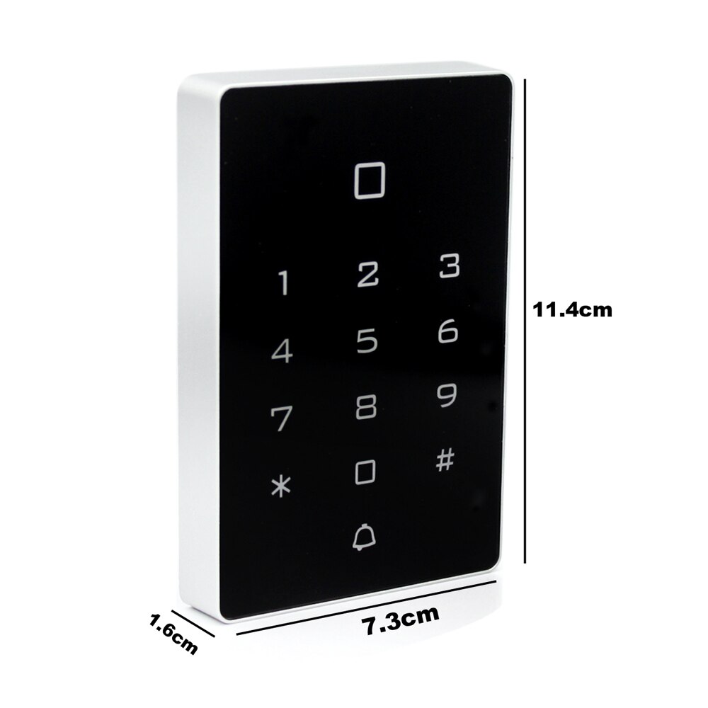 IP65 Waterdichte Backlight Touch Toegangscontrole Geïntegreerde Machine Rfid Onafhankelijke Toegang Controller Toegangscontrole Toetsenbord K6EM