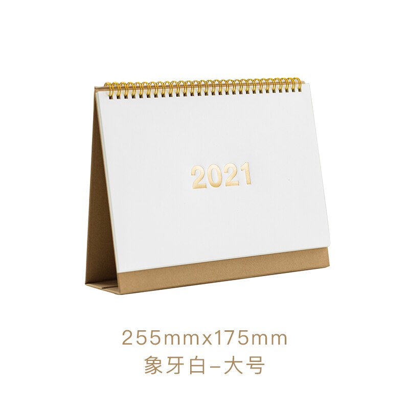 Muji stil skrivebords kalender diy bærbare skrivebords kalendere daglig tidsplanlægning årlig dagsorden arrangør  .08.12: 6