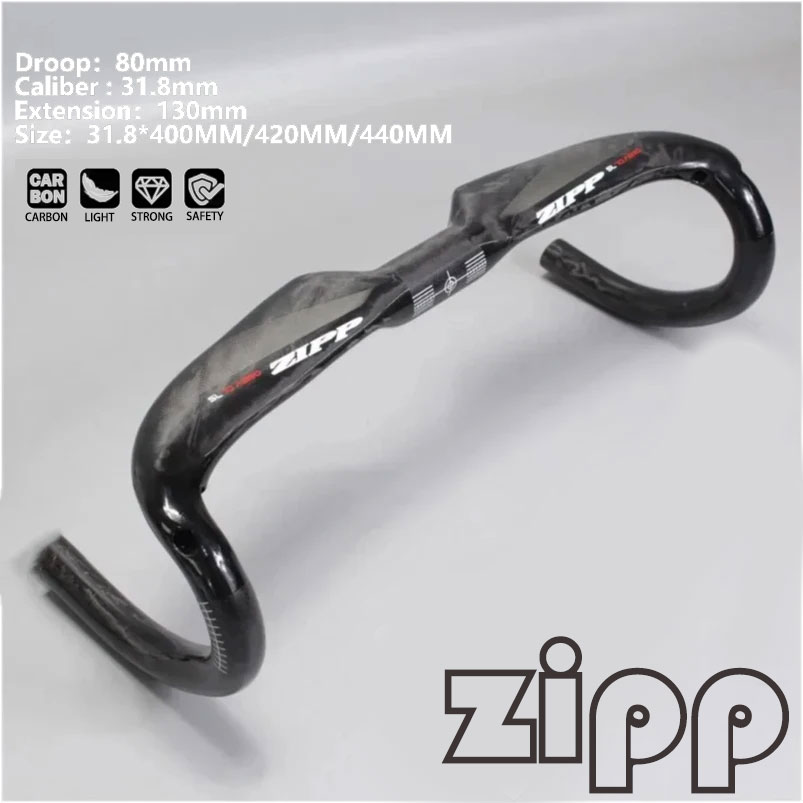 Cykelstyr i fuld carbon ud racercykel styr frempind spille mat glans carbon styr 400/420/440mm